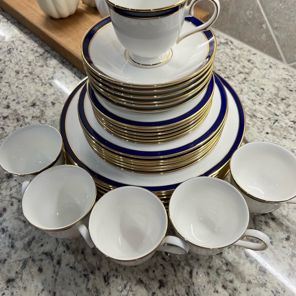 LENOX FEDERAL COBALT Fine China - per place setting - Picture 4 of 4